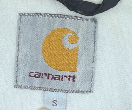 Womens UK Size S Regular Carhartt Black Nylon Jacket