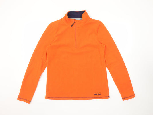 Womens UK 12 Regular Peter Storm Orange Pullover Sweatshirt