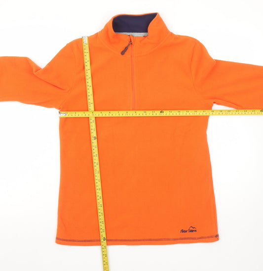 Womens UK 12 Regular Peter Storm Orange Pullover Sweatshirt