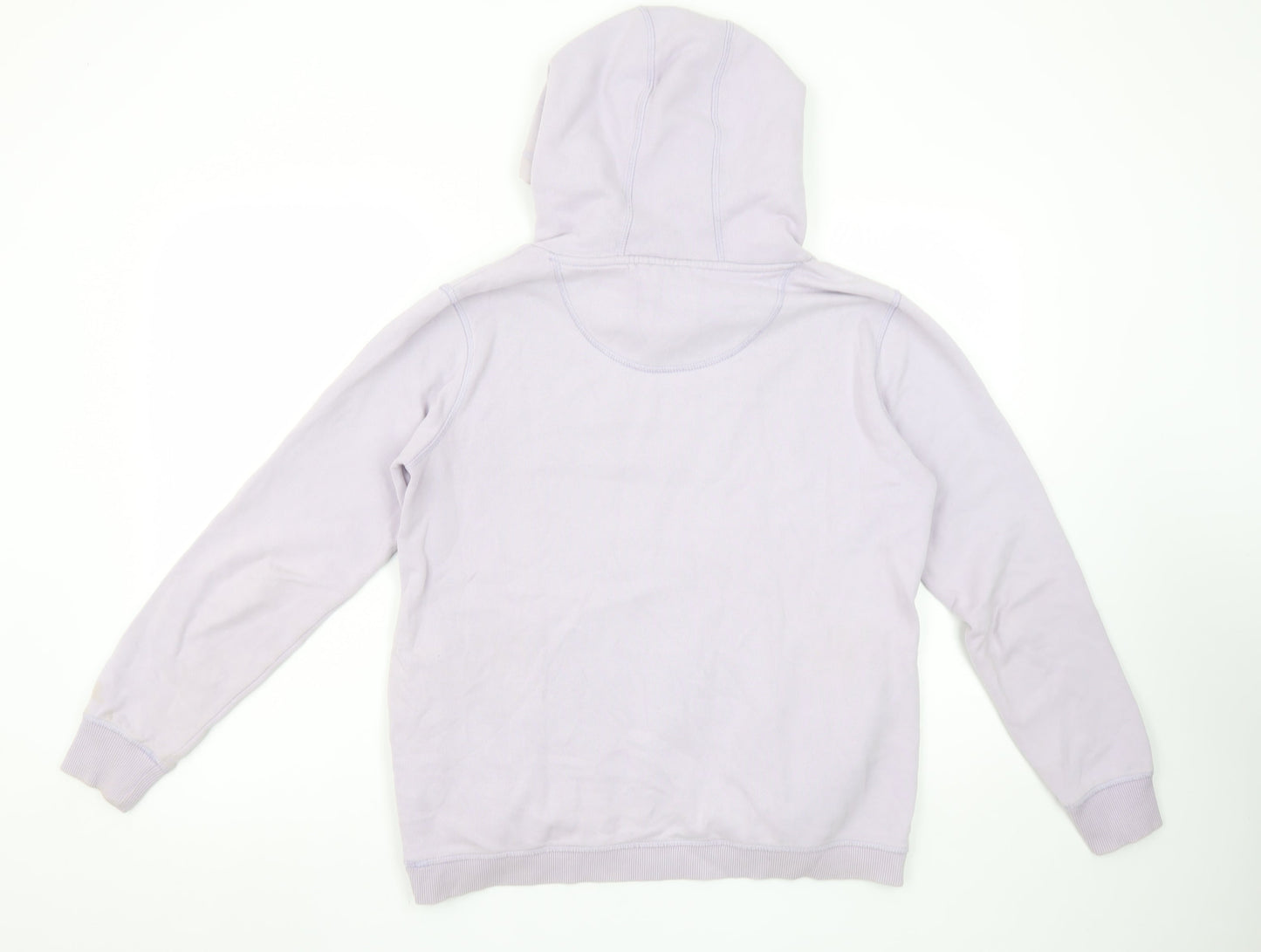 Womens UK S Regular FatFace Purple Pullover Hoodie