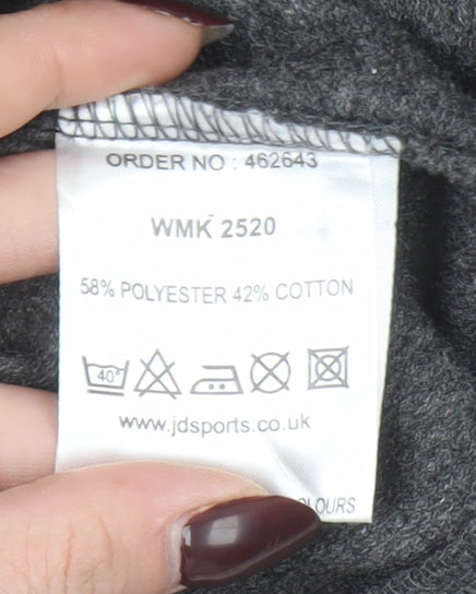 Womens UK 12 Regular McKenzie Grey Vest Hoodie