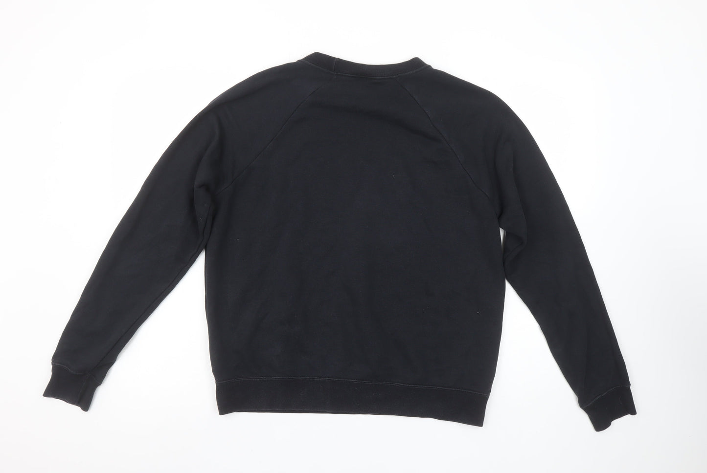 Womens UK M Regular Nike Black Pullover Sweatshirt