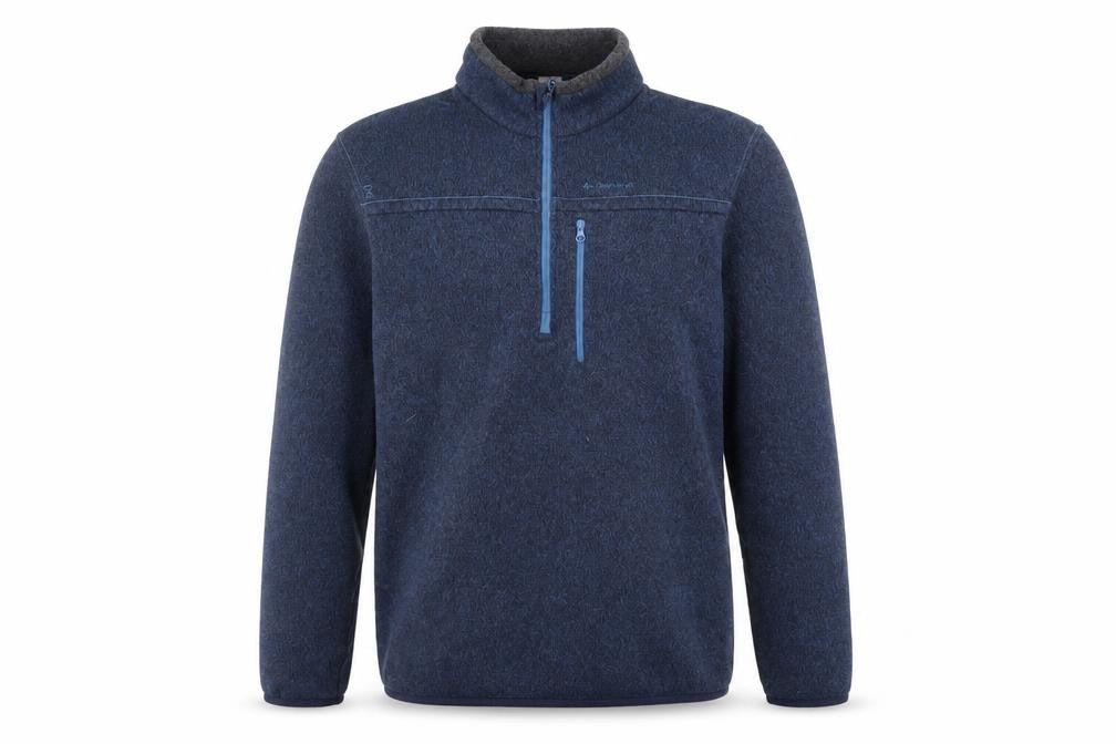 Decathlon Men’s Blue XL Fleece 1/4 Zip Pullover Sweatshirt