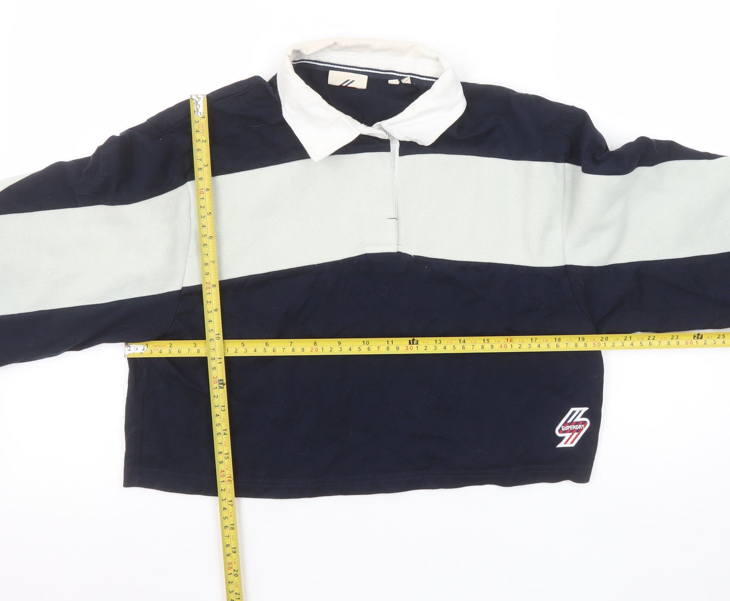 Womens UK 10 Regular Superdry Blue Pullover Sweatshirt
