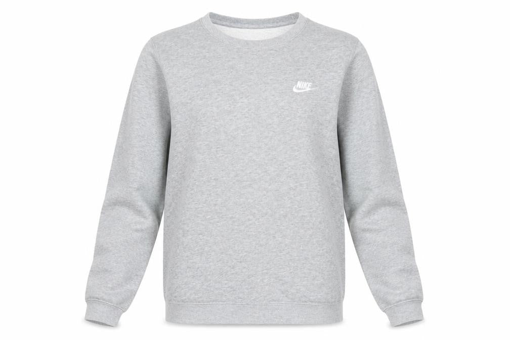 Womens UK XS Regular Nike Grey Pullover Sweatshirt