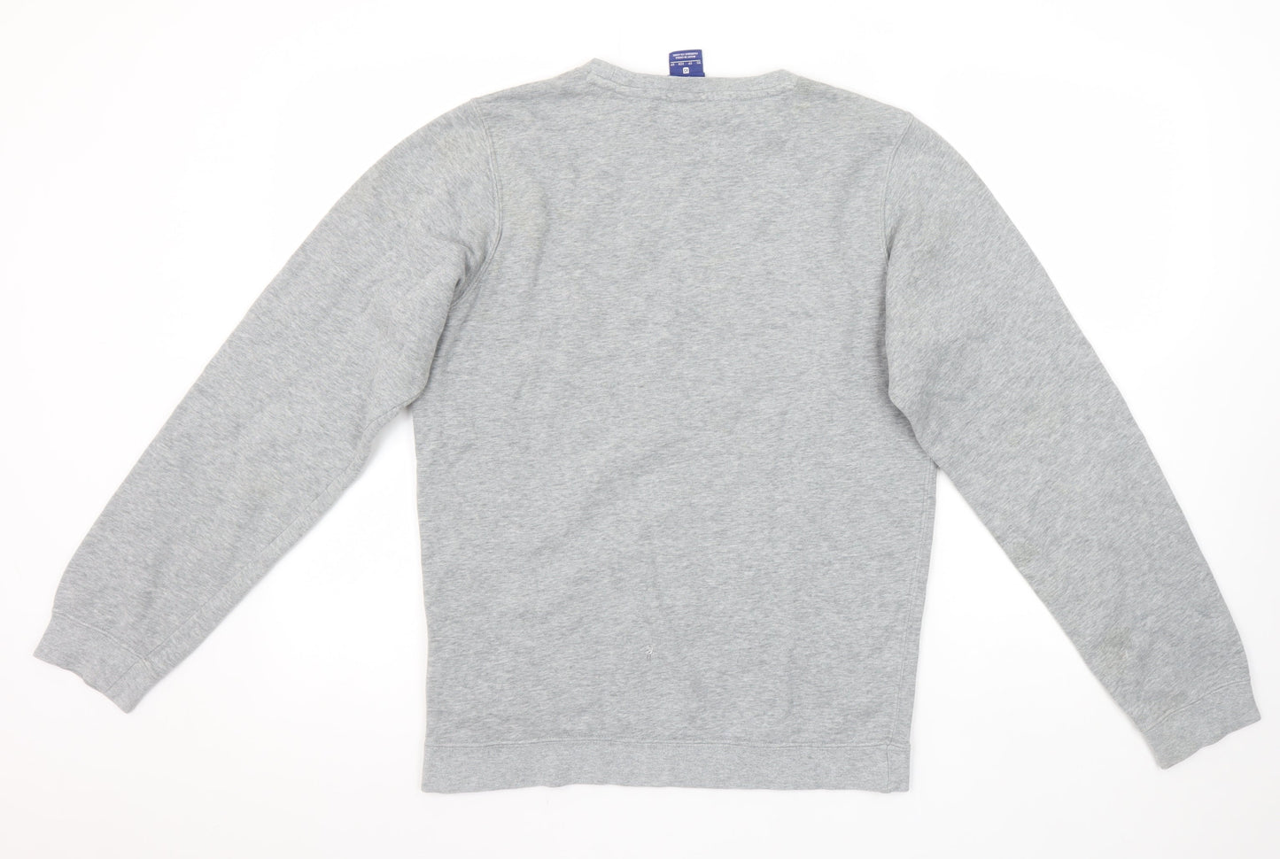 Womens UK XS Regular Nike Grey Pullover Sweatshirt