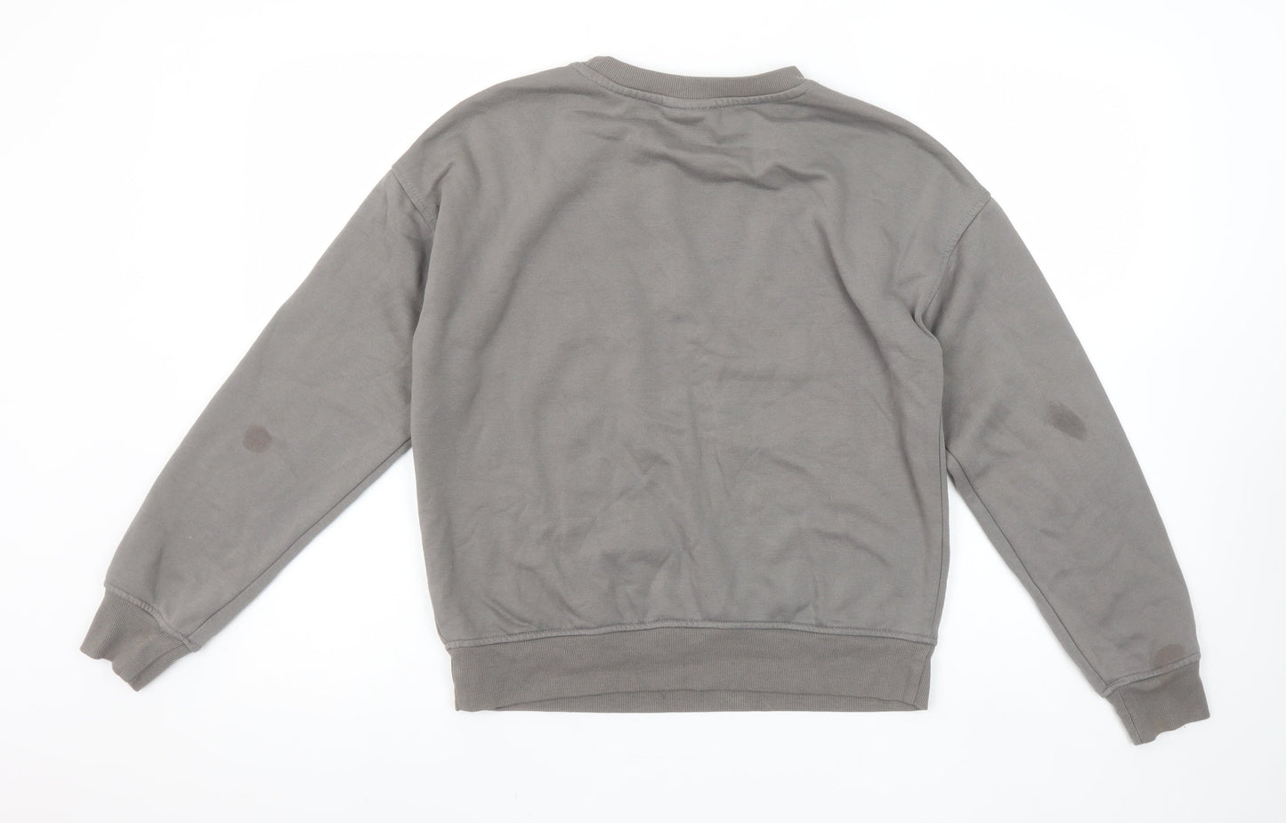Disney Women's Grey Mickey Mouse Pullover Sweatshirt Size 2XS