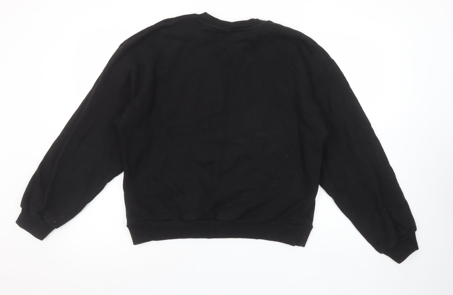 ASOS DESIGN Womens Black Weekend Collective Sweatshirt UK 8