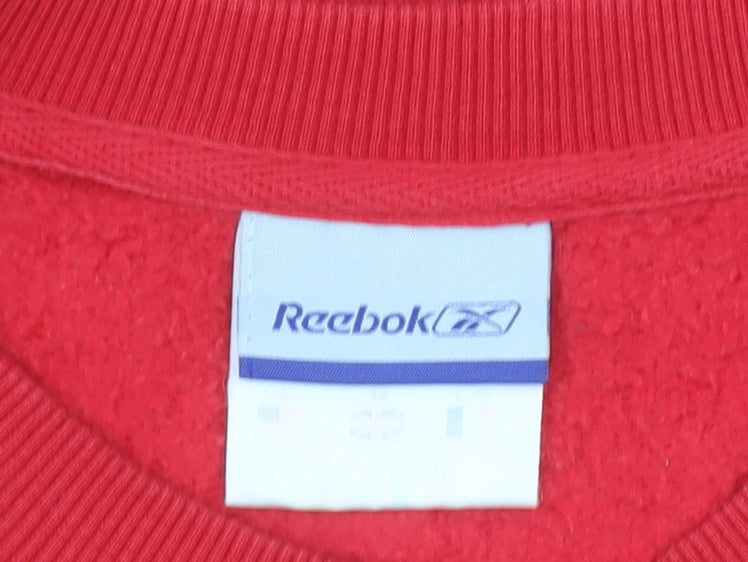 Womens UK S Classic Reebok Red Pullover Sweatshirt