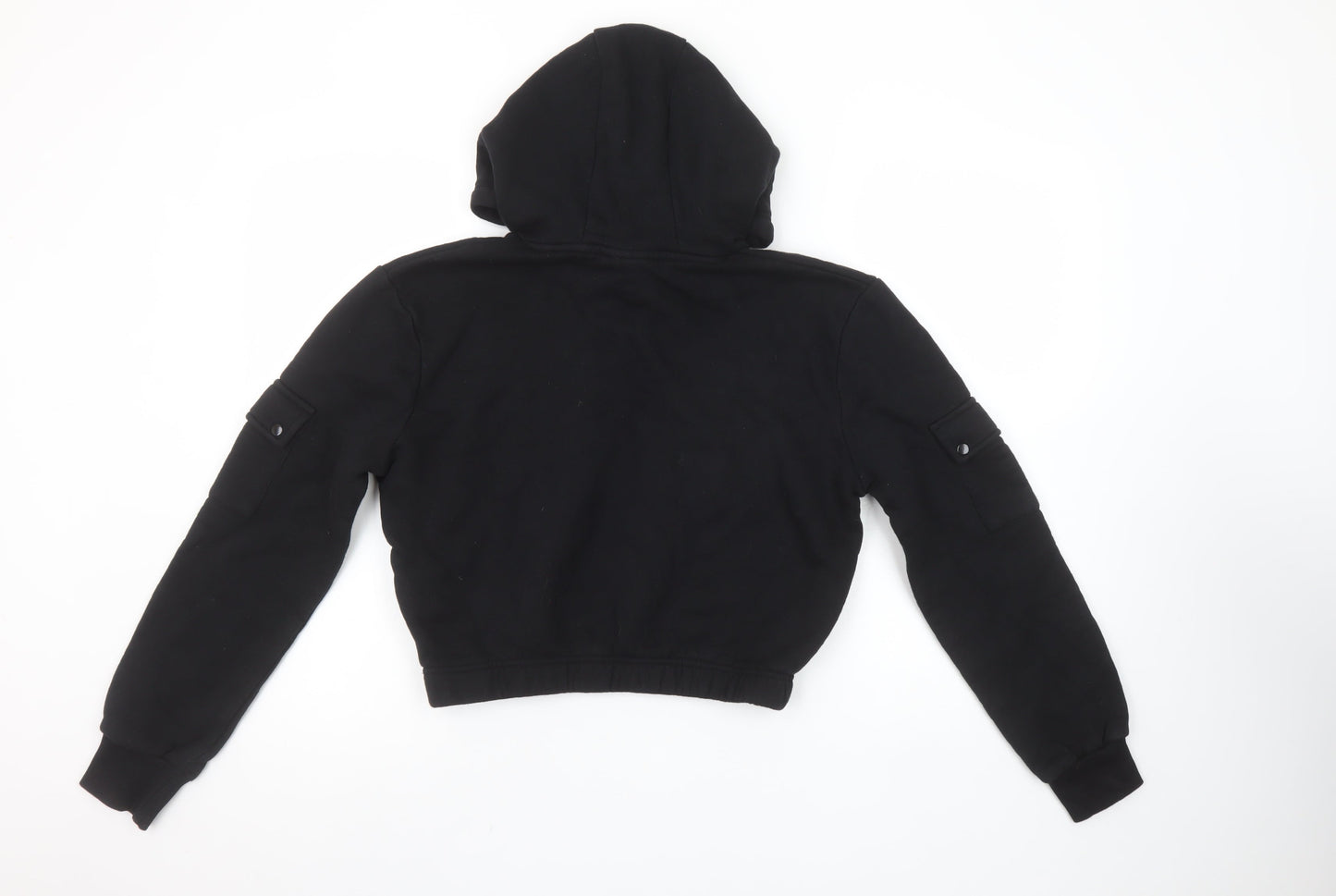 Womens UK 10 Regular ellesse Black Pullover Hoodie