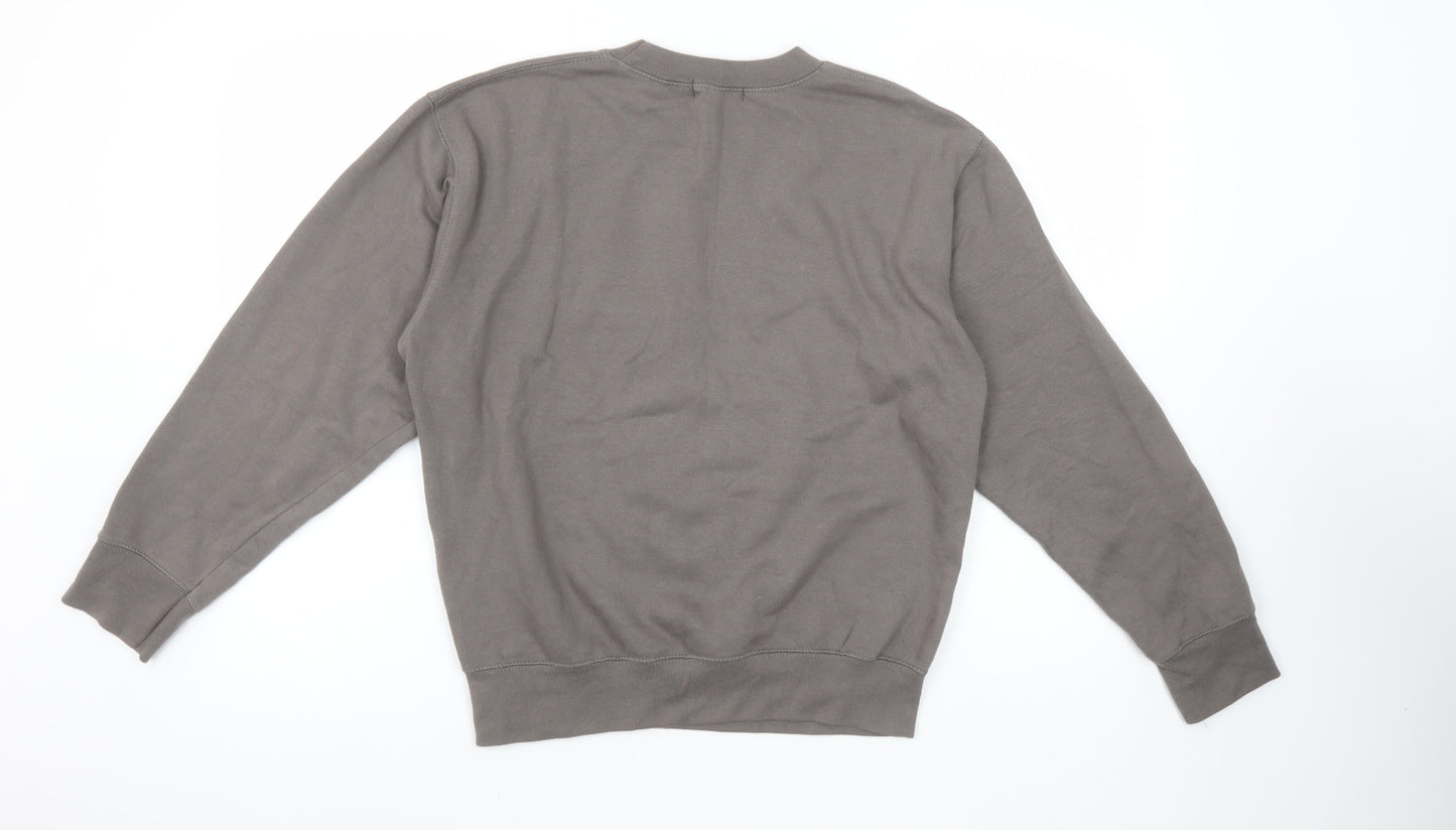 PrettyLittleThing Women’s Grey Athletic 97 Columbia Sweatshirt Small