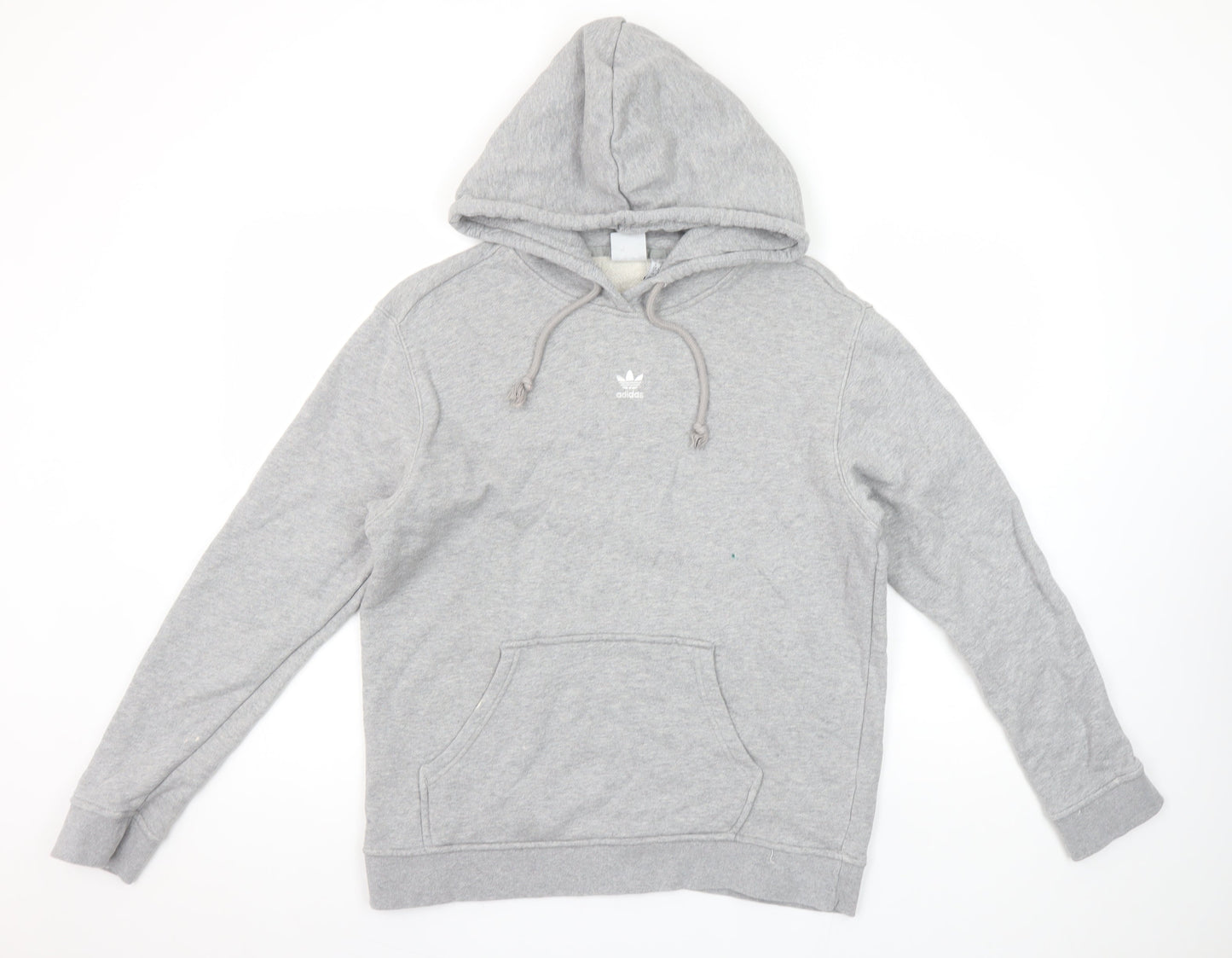 Adidas Womens Grey Size 14 Pullover Hoodie Cotton Blend Casual