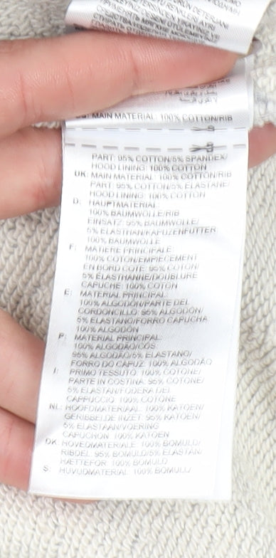 Adidas Womens Grey Size 14 Pullover Hoodie Cotton Blend Casual