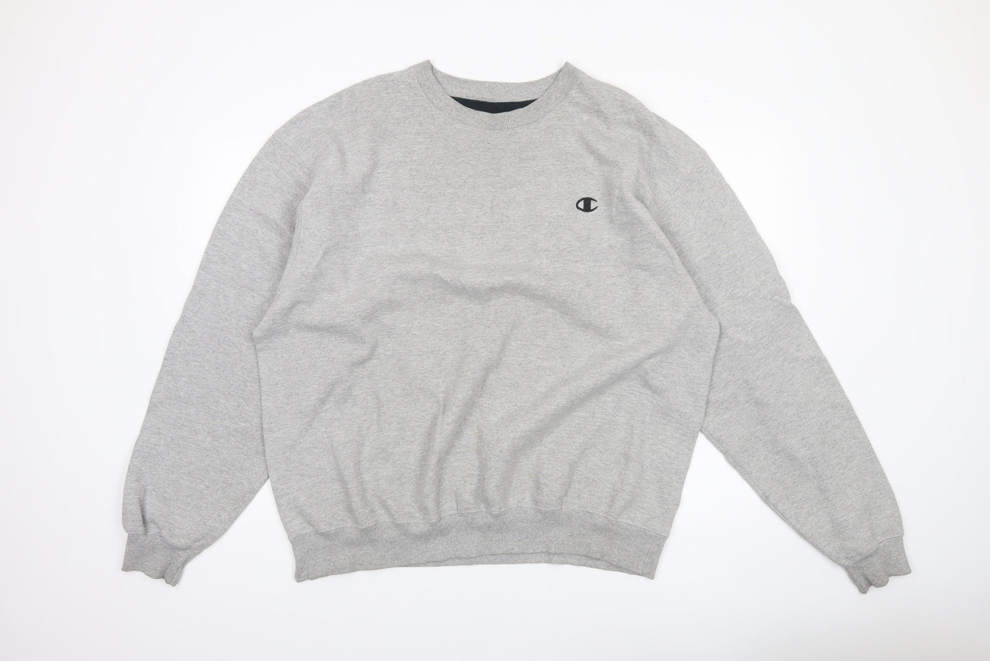 Mens UK XL Regular Champion Grey Pullover Sweatshirt