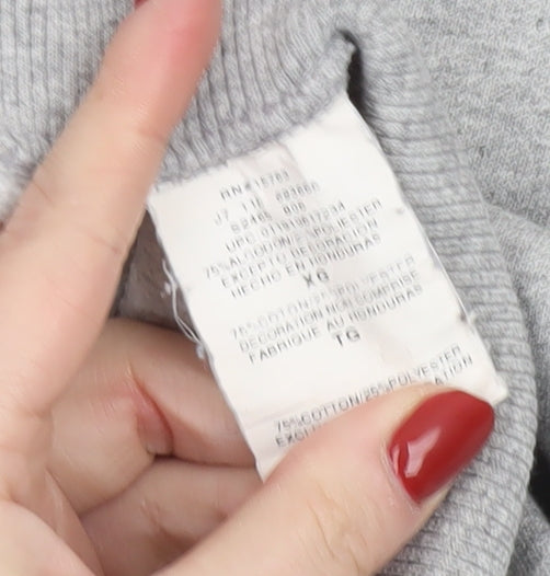 Mens UK XL Regular Champion Grey Pullover Sweatshirt