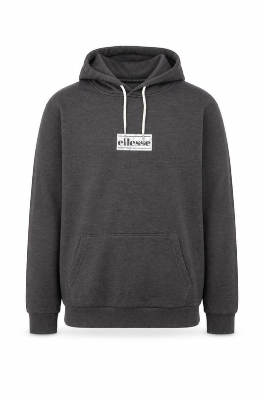 Mens UK M Regular ellesse Grey Pullover Hoodie
