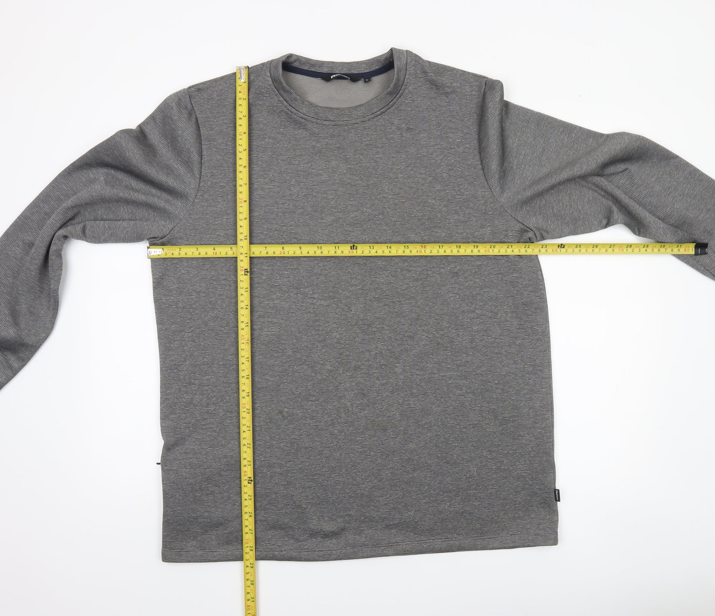 Rohan Men's Grey Long Sleeve Fleece Top Size L Outdoor Casual