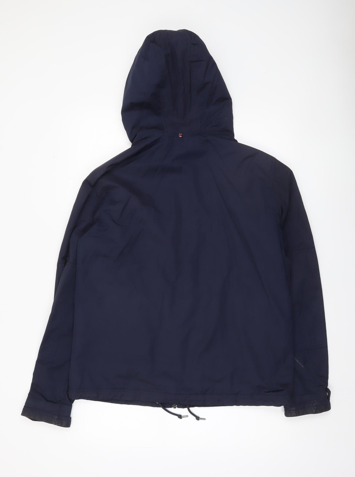 Pretty Green Men's Blue L Hooded Windbreaker Jacket