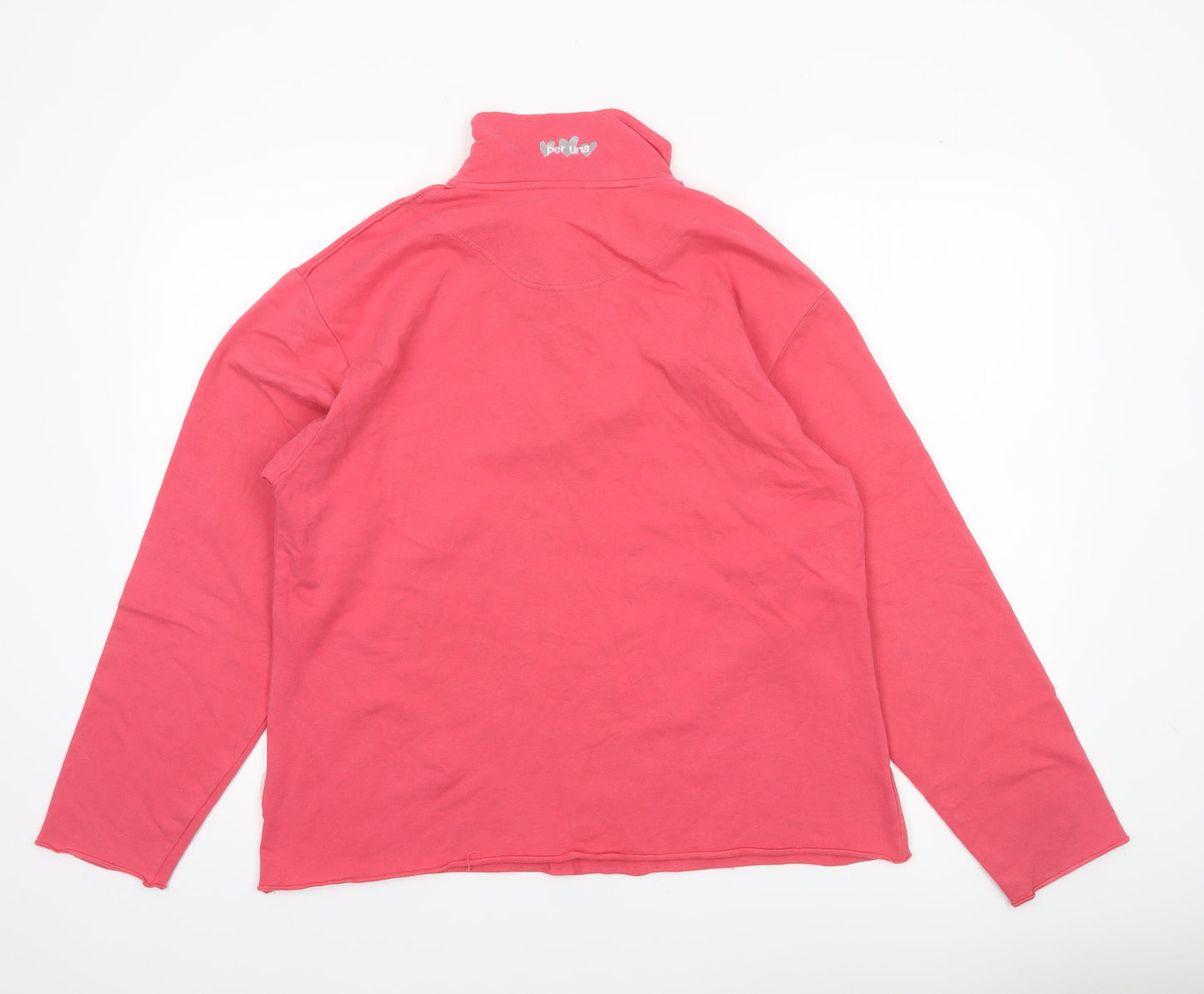 Marks and Spencer Per Una Women Pink 1/2 Zip Pullover Sweatshirt Size 18