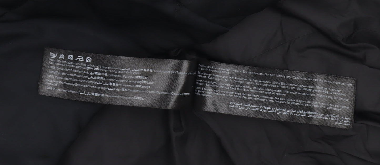 Womens UK Size 8 Regular Jack Wills Black Polyester Jacket