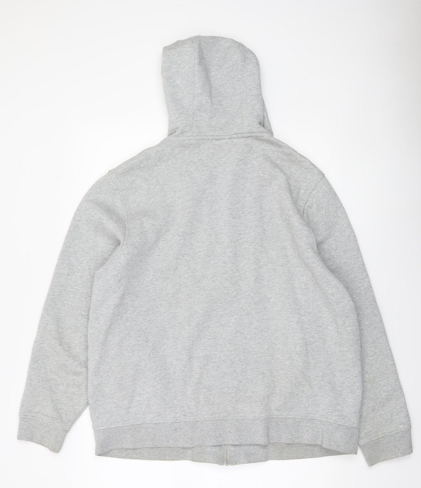 Mens UK 2XL Regular Lacoste Grey Full Zip Hoodie
