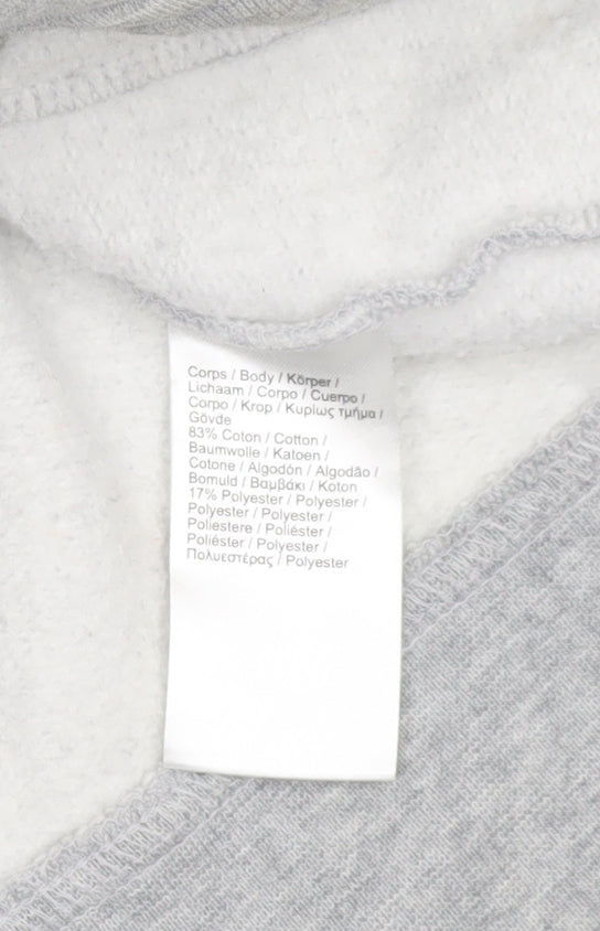 Mens UK 2XL Regular Lacoste Grey Full Zip Hoodie