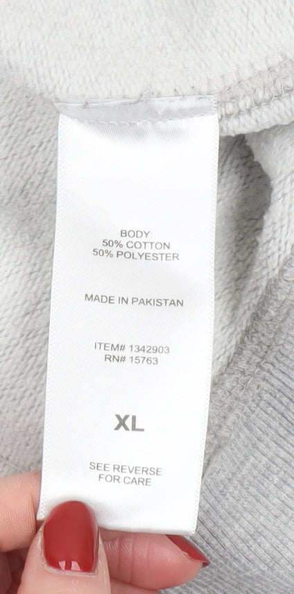 Mens UK XL Regular Champion Grey Pullover Sweatshirt