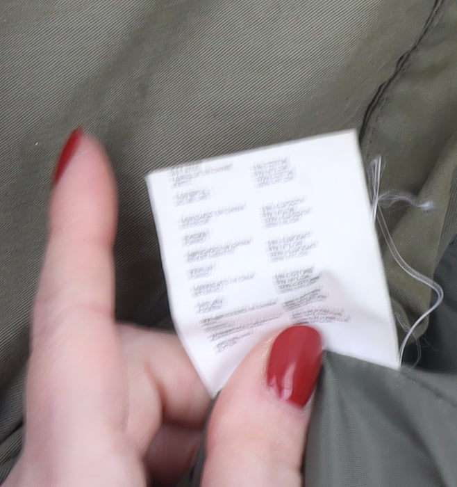 Timberland Men’s Green Parka Jacket S Waterproof Hooded Outdoor Coat