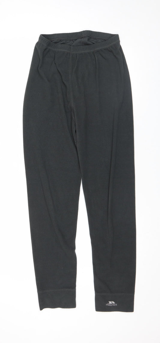 Trespass Womens Black Fleece Jogger Trousers Size M Walking Pants