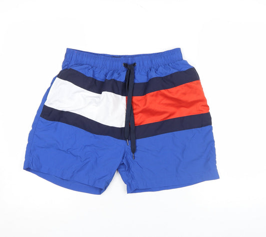 Tommy Hilfiger Men's Blue Classic Fit Swim Shorts Size L