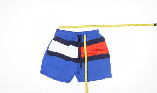 Tommy Hilfiger Men's Blue Classic Fit Swim Shorts Size L