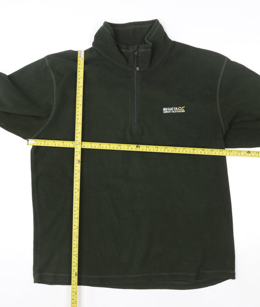 Mens UK L Regular Regatta Green Pullover Sweatshirt