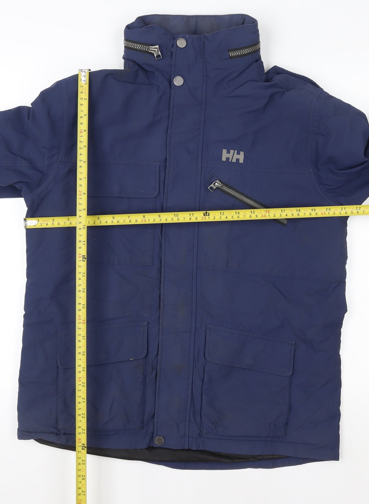 Helly Hansen Men's Blue Waterproof Parka Jacket Size M Regular