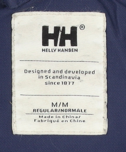 Helly Hansen Men's Blue Waterproof Parka Jacket Size M Regular