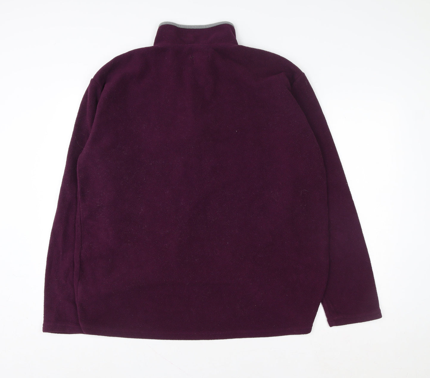 Atlas for Men Purple Fleece 2XL Pullover Sweatshirt Zip Outdoor Hiking