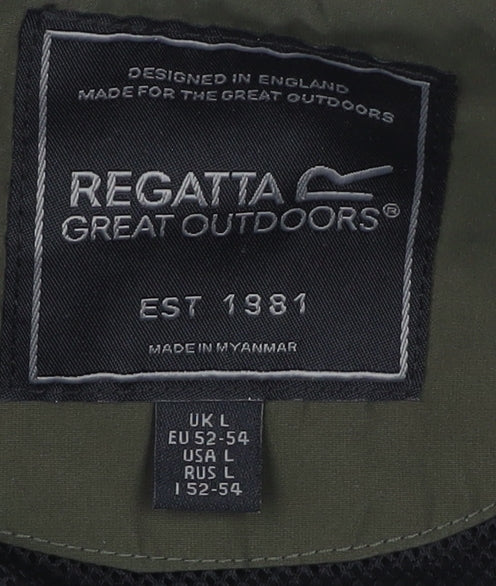 Regatta Men's Green L Lightweight Water Resistant Outdoor Jacket