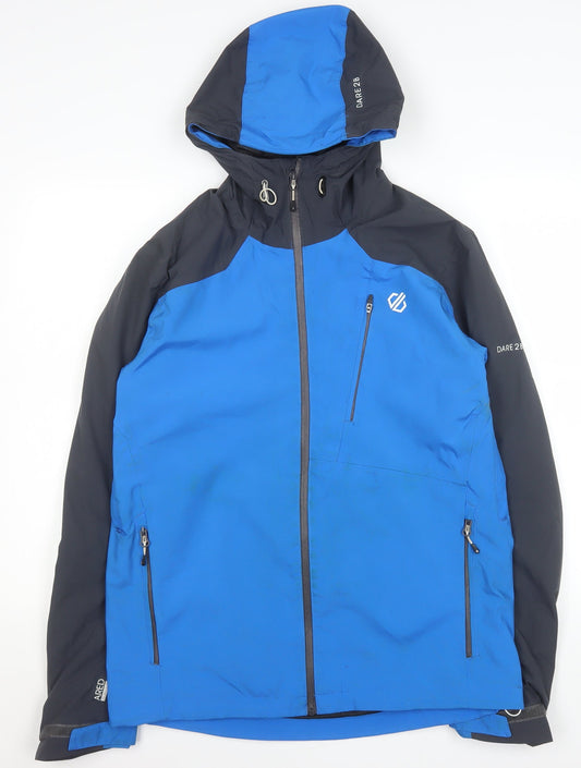 Dare 2b Men's Blue Waterproof Hooded Softshell Jacket Size M 40in