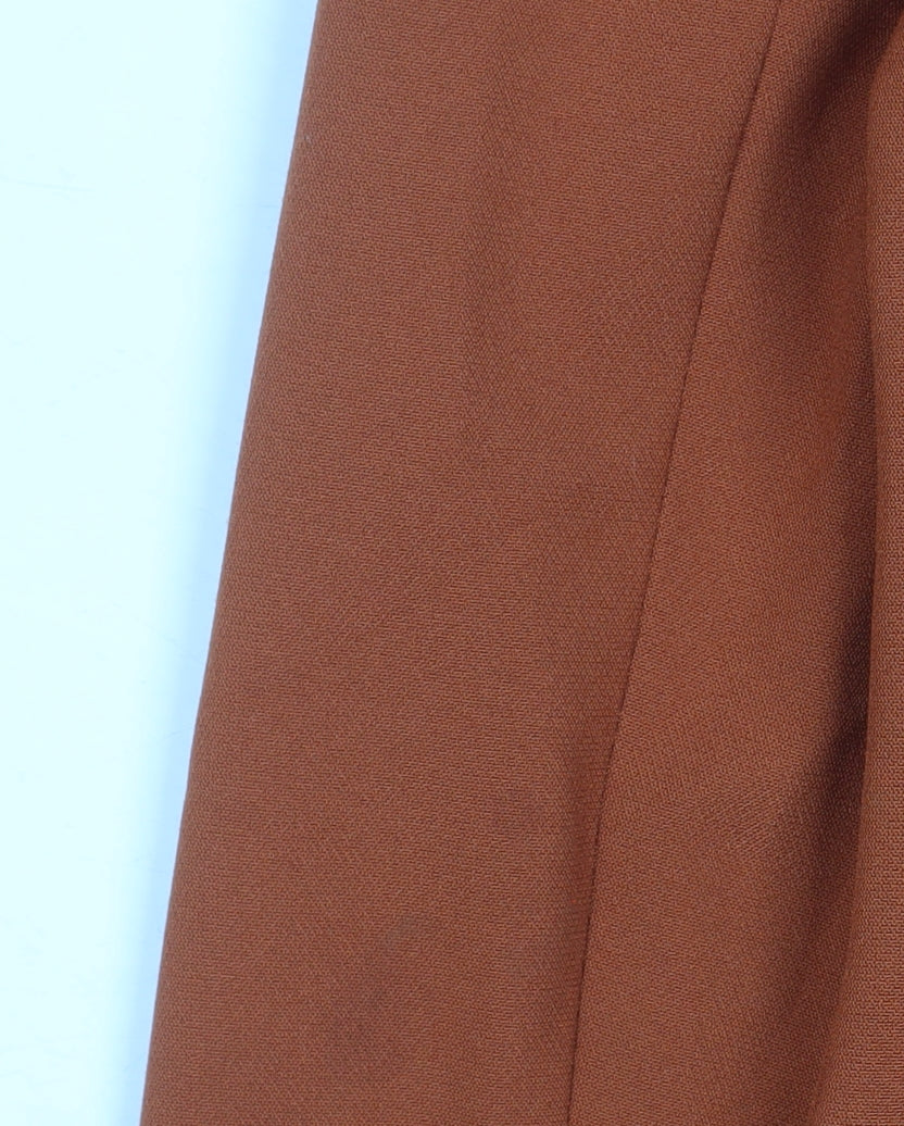 Miss Selfridge Women's Orange Double-Breasted Blazer UK 8
