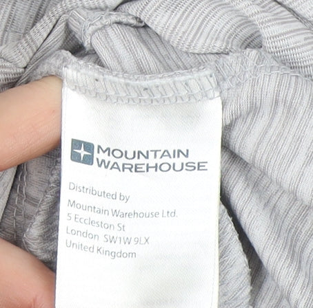 Mountain Warehouse Grey Women's Size 10 Full Zip Active Midlayer Jacket