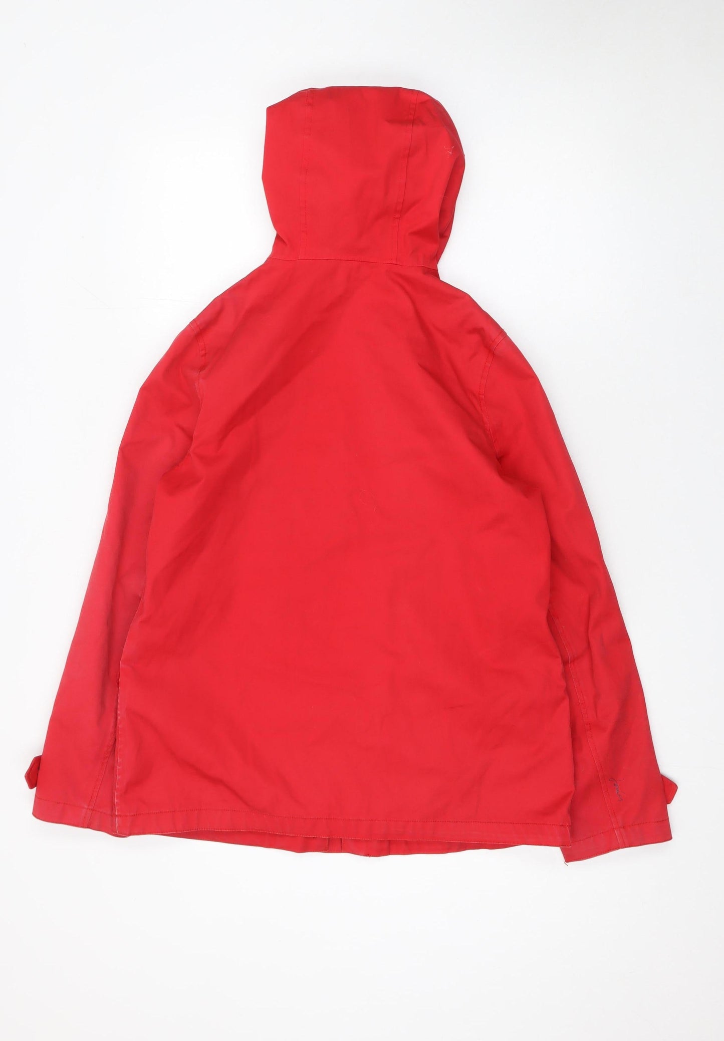 Womens UK Size 10 Regular Joules Red Cotton Jacket