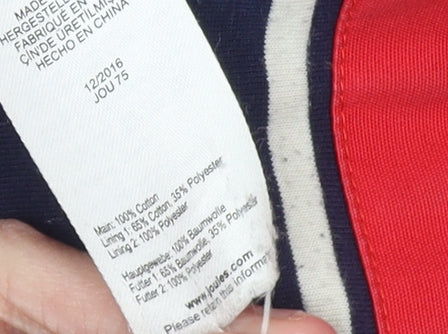 Womens UK Size 10 Regular Joules Red Cotton Jacket