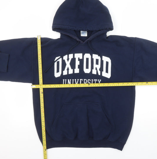 Gildan Oxford University Navy Blue Women's Hoodie Medium Heavy Blend
