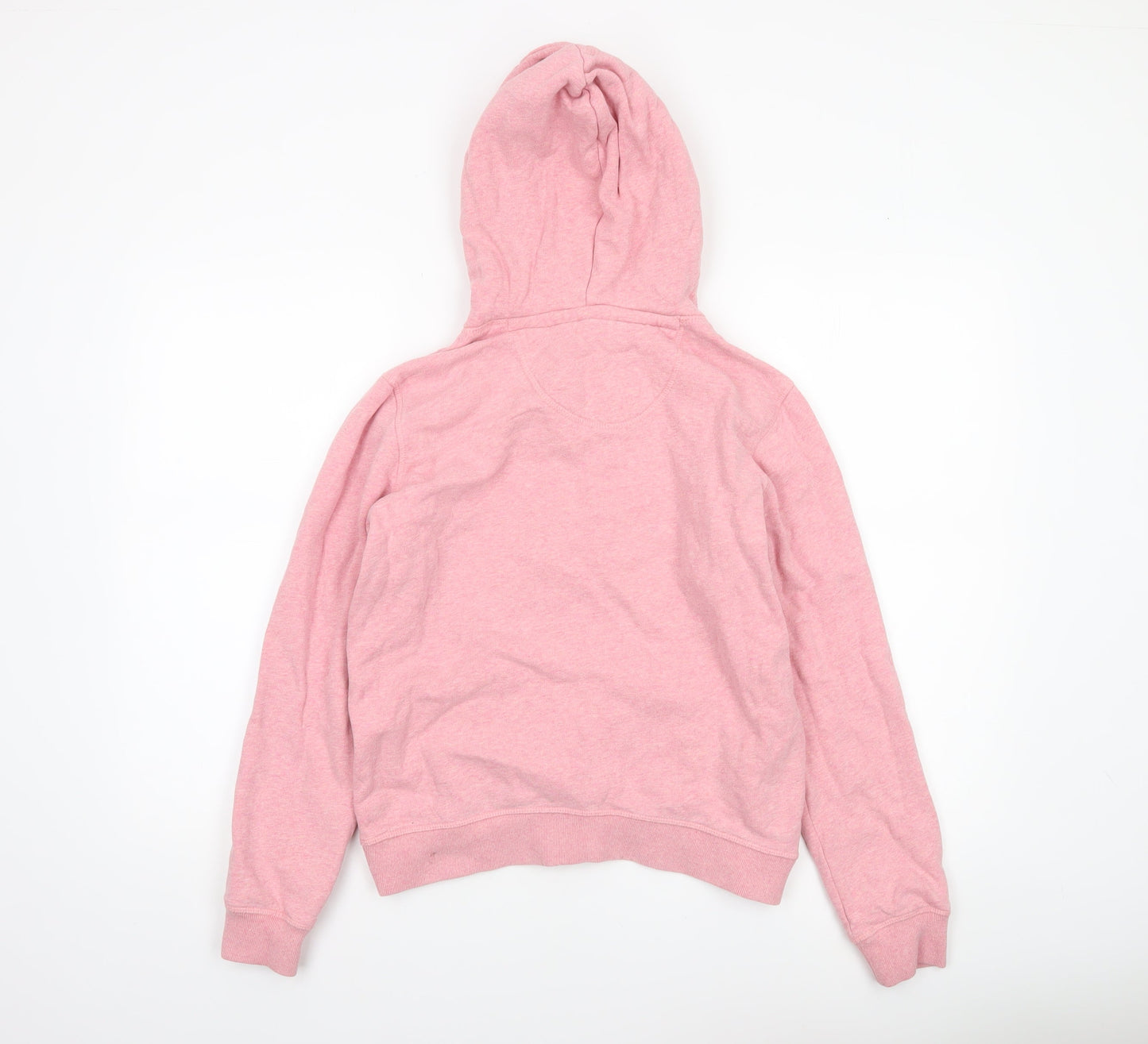 Jack Wills Women Pink Cotton Pullover Hoodie UK 10