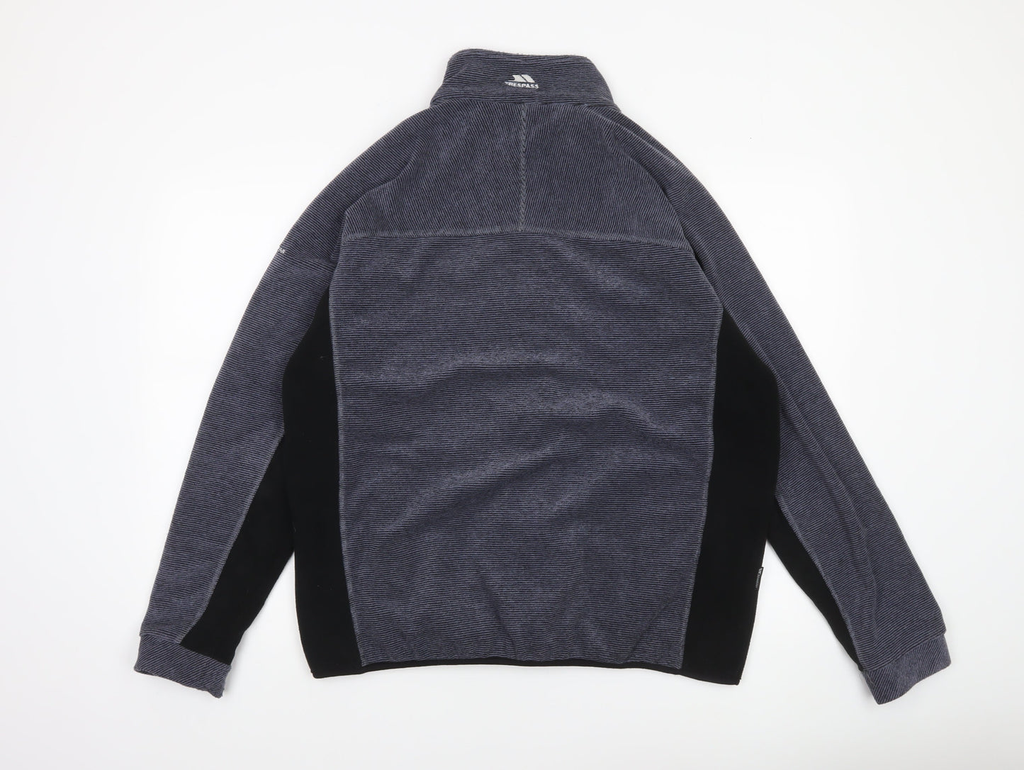 Trespass Men's Grey L Fleece Outdoor Zip Jacket Lightweight Breathable