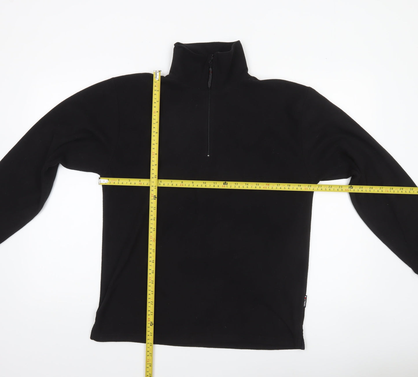 Mens UK S Regular Trespass Black Pullover Sweatshirt