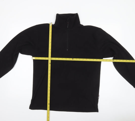 Mens UK S Regular Trespass Black Pullover Sweatshirt