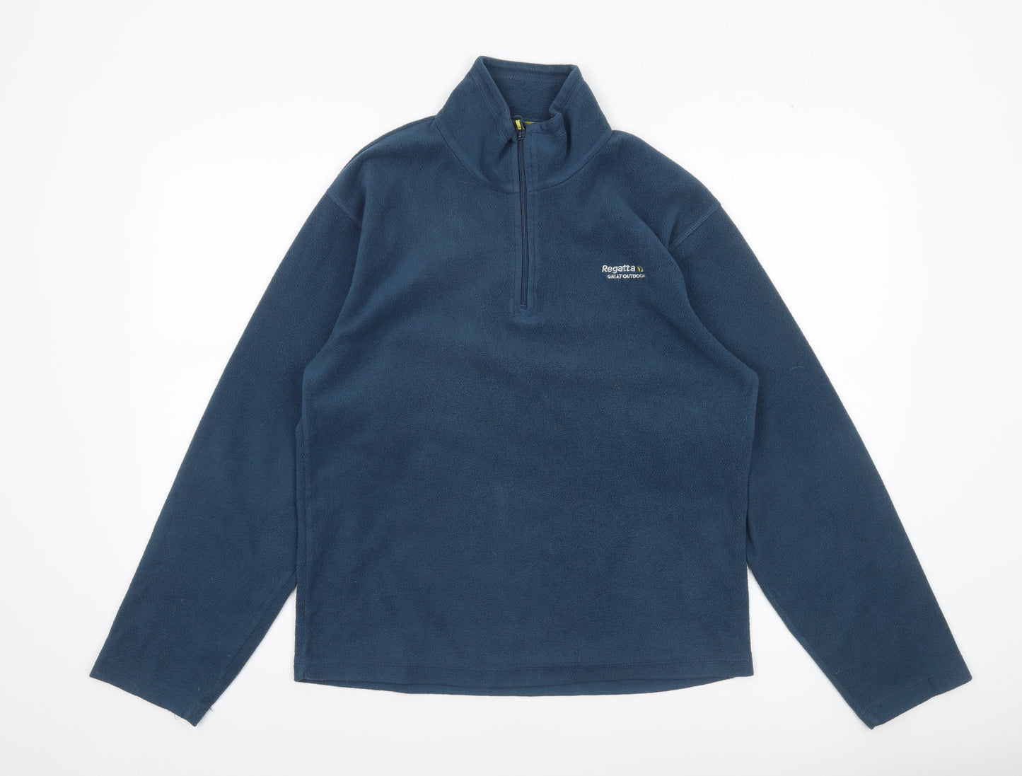 Mens UK S Regular Regatta Blue Pullover Sweatshirt
