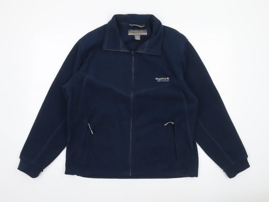 Regatta Men's Blue Fleece Full Zip Outdoor Jacket Size S