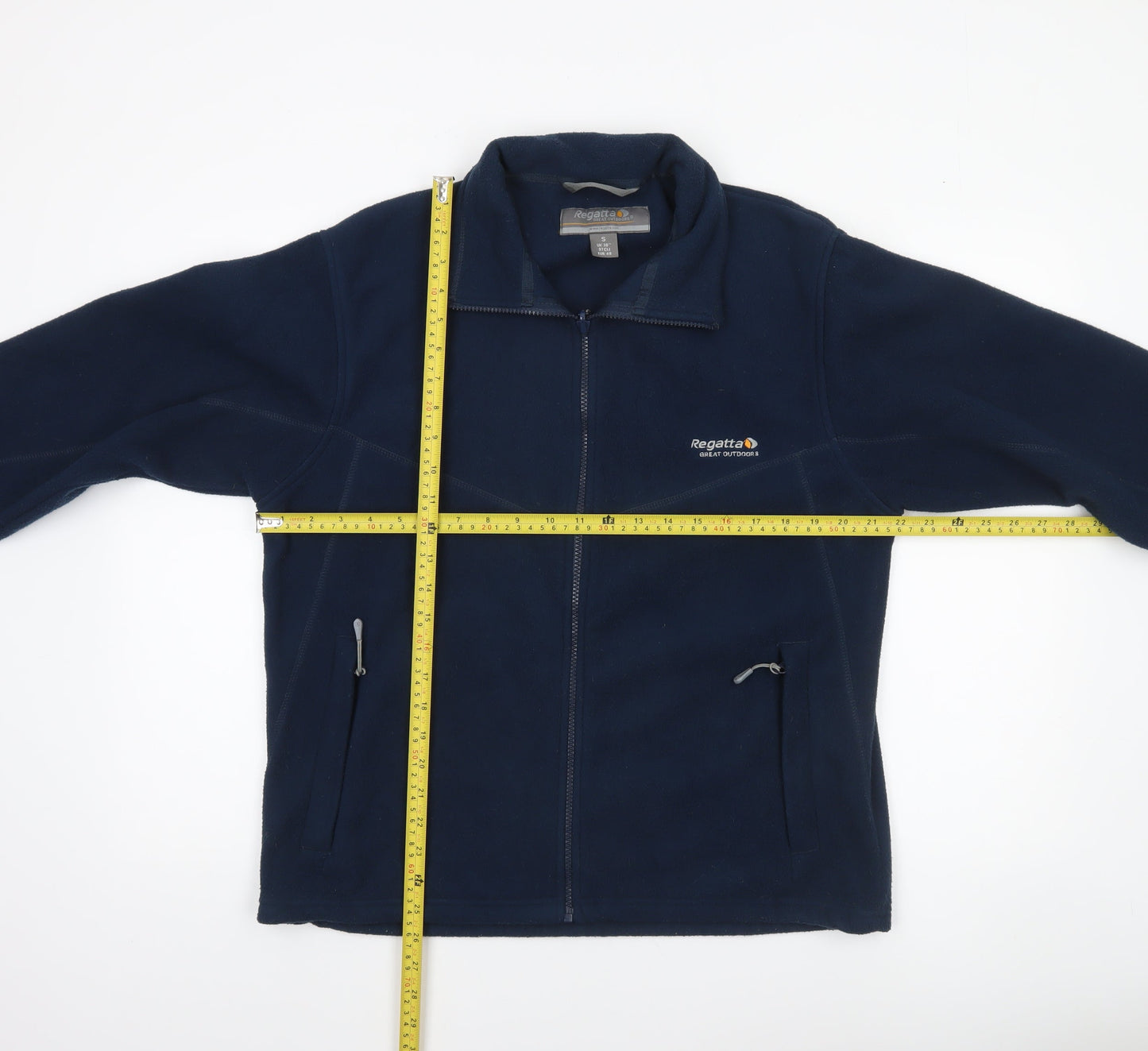 Regatta Men's Blue Fleece Full Zip Outdoor Jacket Size S