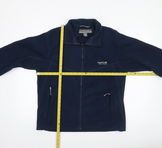 Regatta Men's Blue Fleece Full Zip Outdoor Jacket Size S